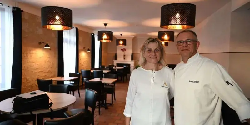 Article du Sud-Ouest mentionnant l'équipe de l'Auberge de Cercoux