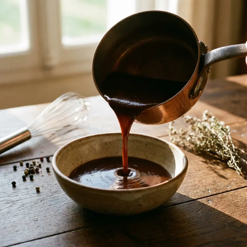 Jus, sauces et émulsions