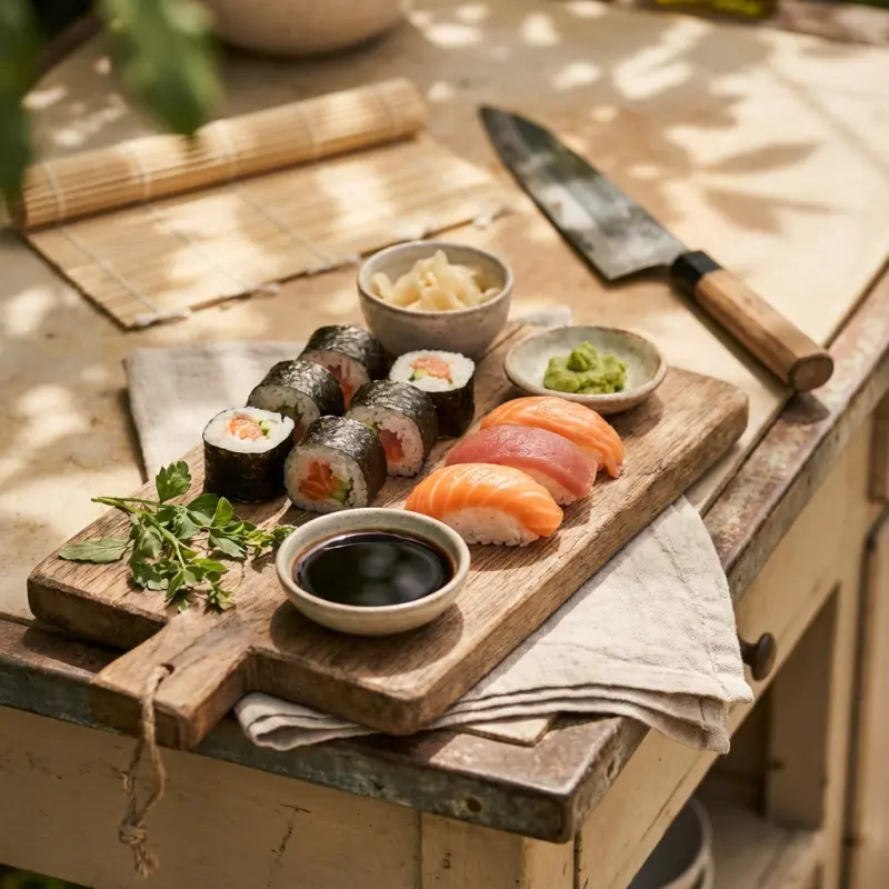 Makis et sushis