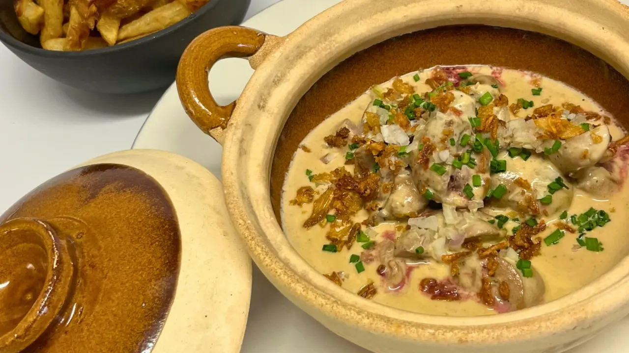 Plat du bistro de l'Auberge de Cercoux