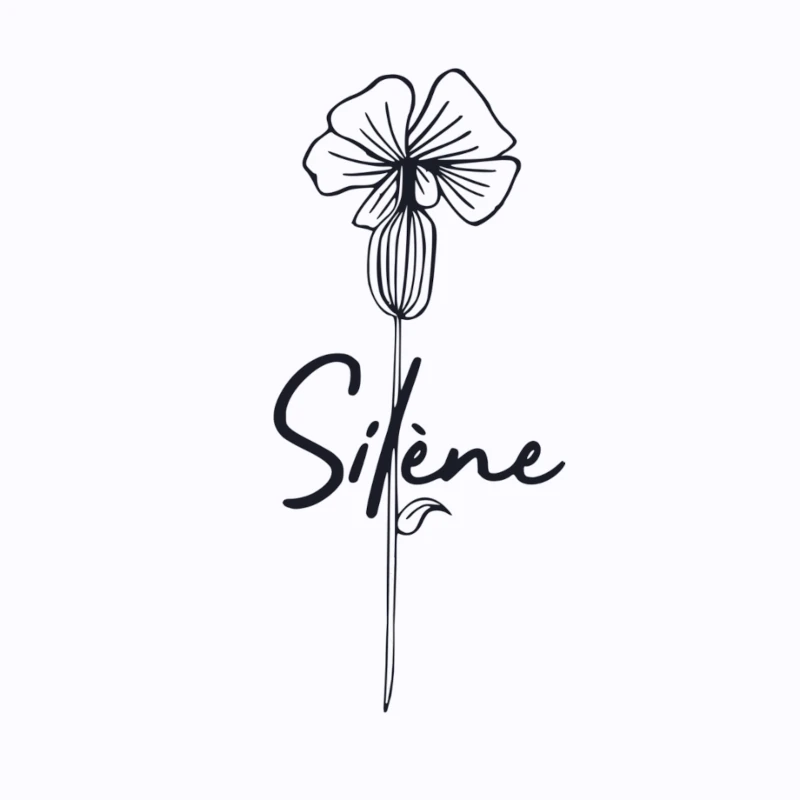 Logo du restaurant gastronomique, le Silène, de l'Auberge de Cercoux