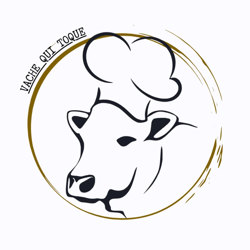 Logo de la boutique la Vache Qui Toque, de l'Auberge de Cercoux