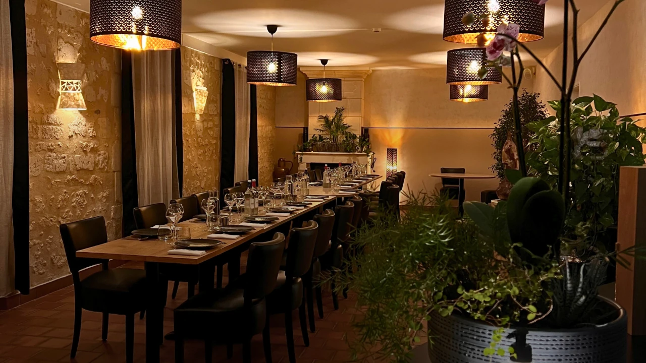 Salle du restaurant gastronomique le Silène