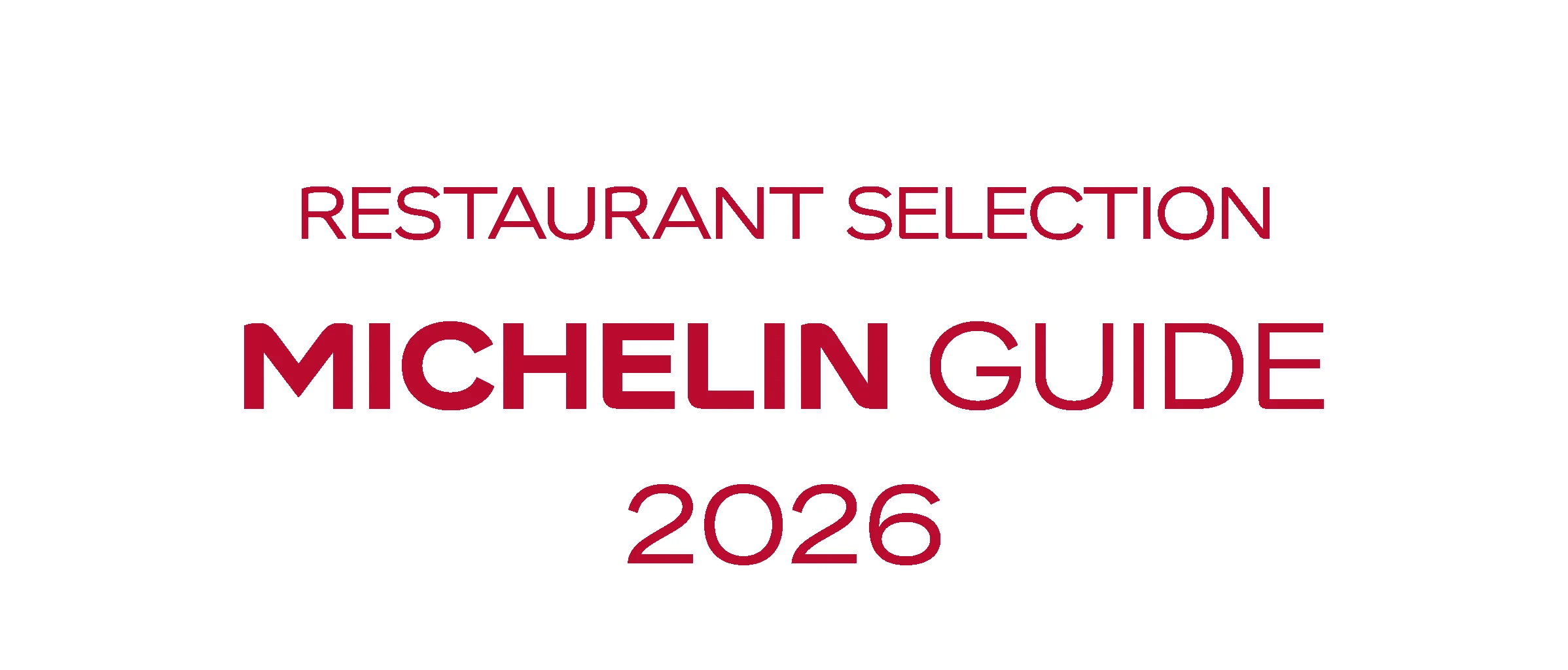 Restaurant sélectionné dans le Guide MICHELIN 2026